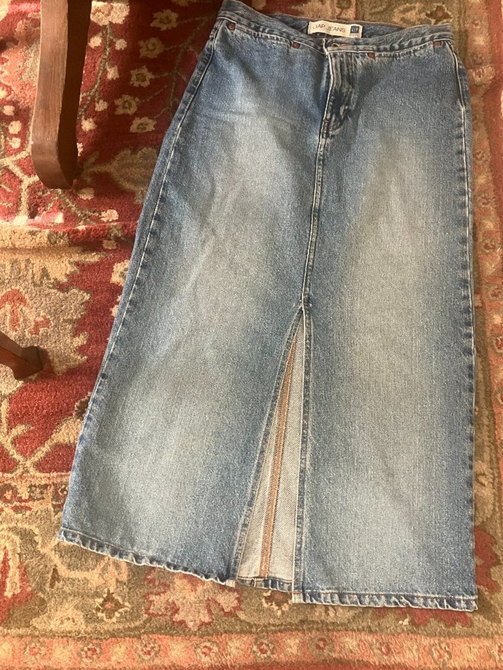 GAP Denim Maxi Skirt Size 4